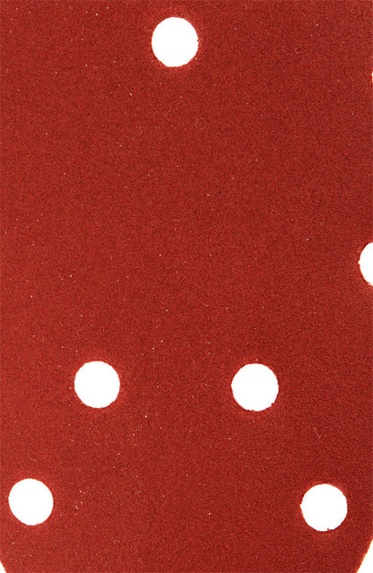GRAPHITE Csiszolópapír deltacsiszolóhoz, tépőzáras, 11 lyukas 140 x 140 x 80mm, K240, 5db 54H015