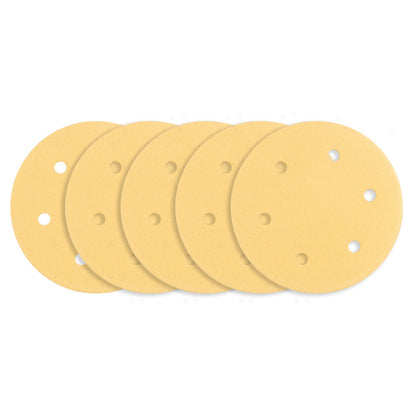 GRAPHITE Tépőzáras csiszolópapír 225mm, K120, 5db, 6 lyukakkal az 59G264, 59G265 csiszológéphez. 54H030
