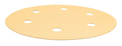 GRAPHITE Tépőzáras csiszolópapír 225mm, K180, 5db, 6 lyukakkal az 59G264, 59G265 csiszológéphez. 54H031