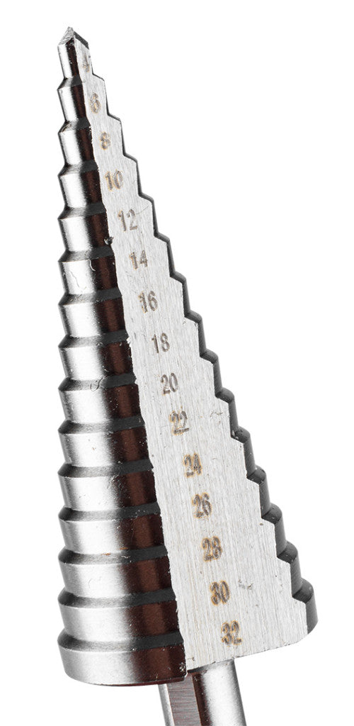 GRAPHITE Lépcsős fúró, HSS, 4-32mm 54T304