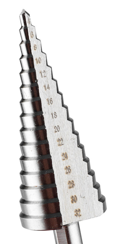 GRAPHITE Lépcsős fúró, HSS, 4-32mm 54T304