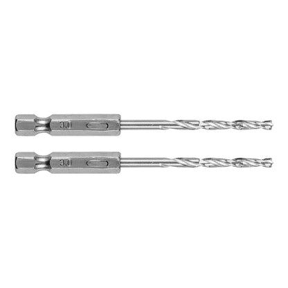 GRAPHITE Csigafúró, 1/4" hatszög szárral, HSS DIN 338, 3mm, 2db/cs 54T702