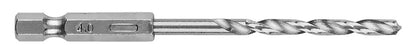 GRAPHITE Csigafúró, 1/4" hatszög szárral, HSS DIN 338, 4mm, 2db/cs 54T705