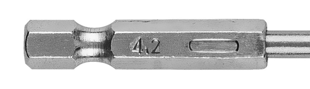 GRAPHITE Csigafúró, 1/4" hatszög szárral, HSS DIN 338, 4,2mm, 2db/cs 54T706