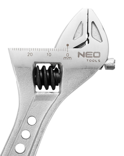 NEO TOOLS Állítható villáskulcs, csavarkulcs 200mm, 0-29mm 25 év garanciával 03-011