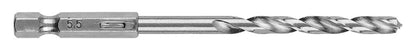 GRAPHITE Csigafúró, 1/4" hatszög szárral, HSS DIN 338, 5,5mm, 2db/cs 54T710