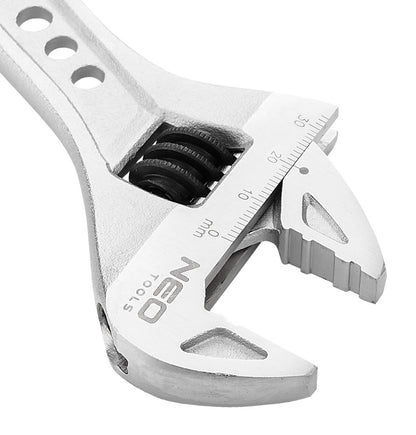 NEO TOOLS Állítható villáskulcs, csavarkulcs 250mm, 0-33mm 25 év garanciával 03-012