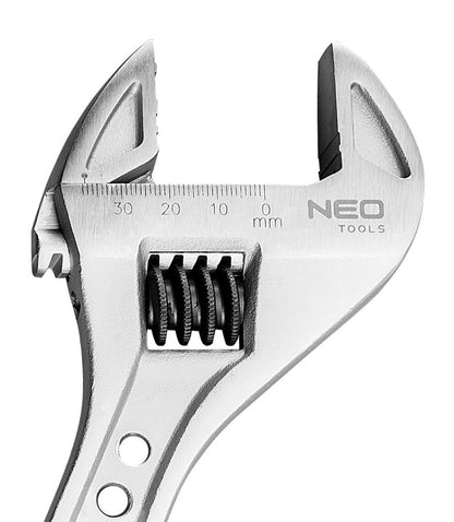 NEO TOOLS Állítható villáskulcs, csavarkulcs 300mm, 0-38mm 25 év garanciával 03-013