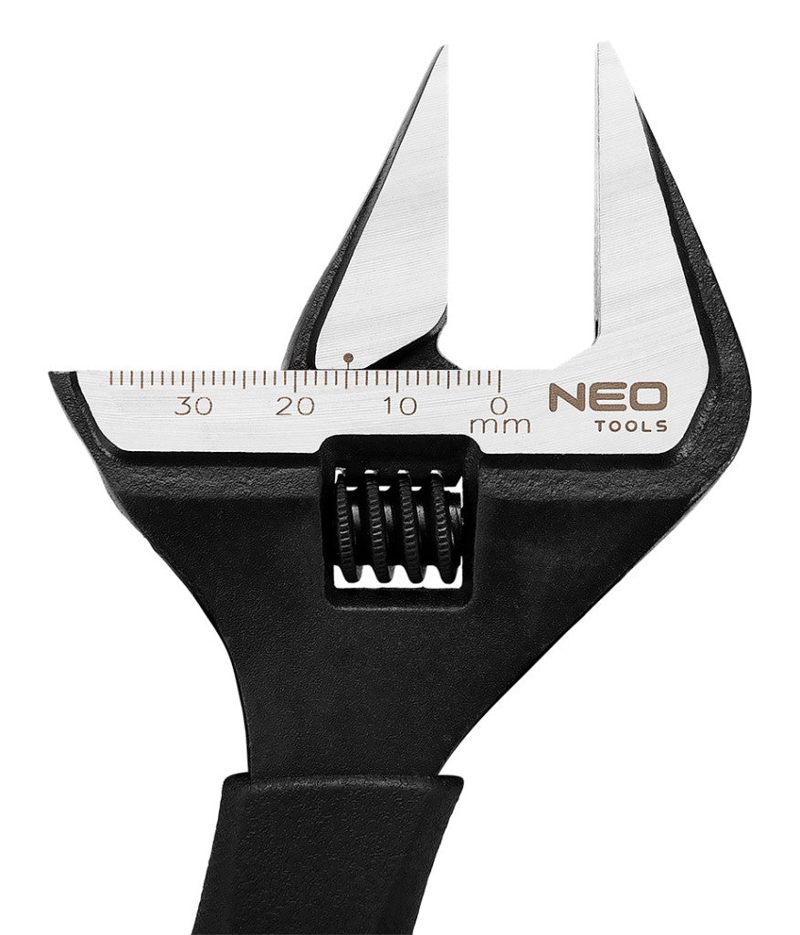 NEO TOOLS Állítható villáskulcs, csavarkulcs 200mm, 8", 39mm 25 év garanciával 03-014