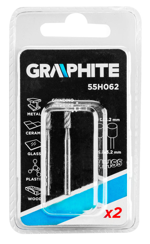 GRAPHITE Csapos turbómaró 2.3mm, henger, szár 3.2mm, 2db 55H062