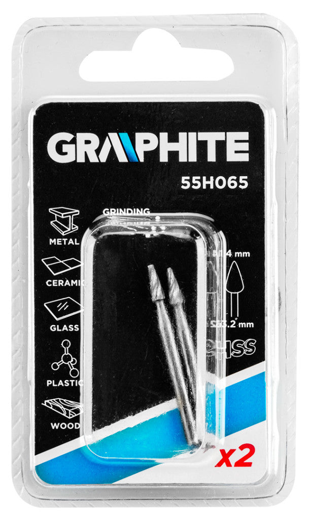GRAPHITE Csapos turbómaró 1.4mm, kúp, szár 3.2mm, 2db 55H065