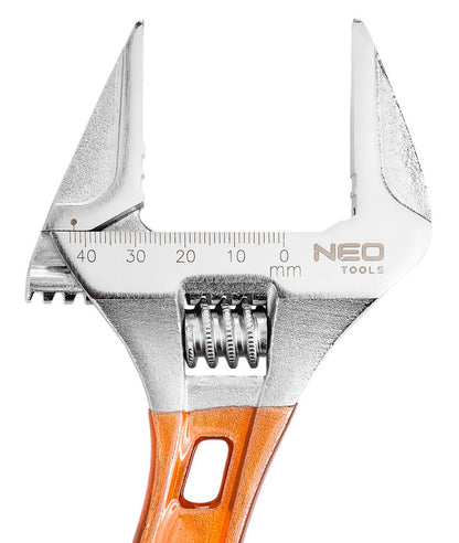 NEO TOOLS Állítható villáskulcs, csavarkulcs rövid, 156mm, 0-43mm 25 év garanciával 03-021