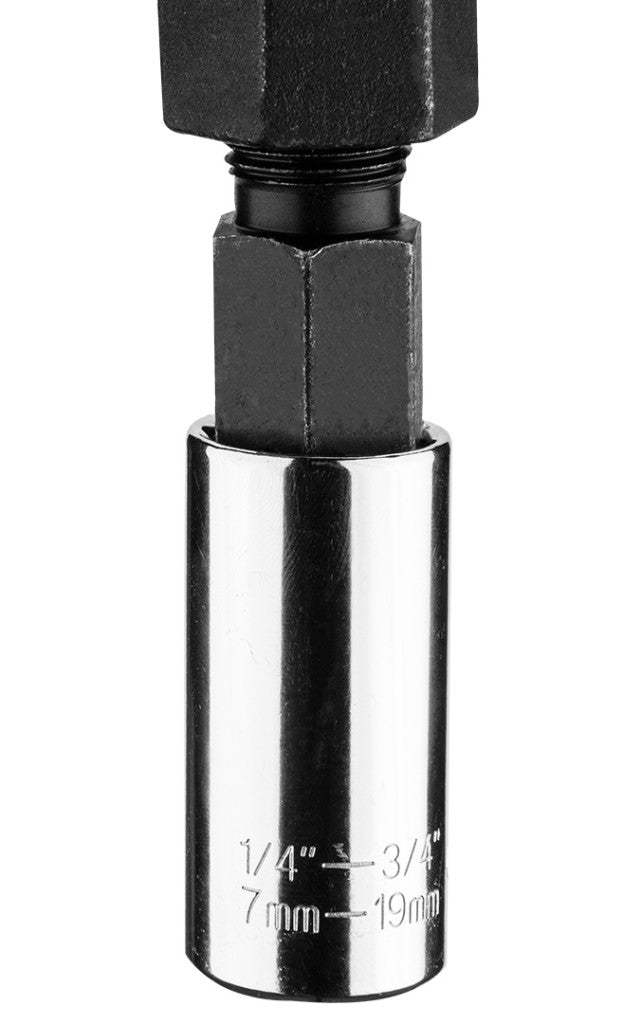 GRAPHITE Univerzális dugókulcs 7-19mm, 1/4" alumínium-3/4" alumínium 55H224