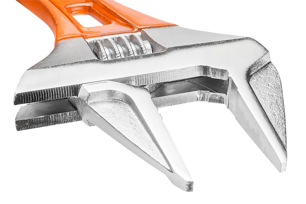 NEO TOOLS Állítható villáskulcs, csavarkulcs rövid, 185mm, 0-53mm 25 év garanciával 03-022