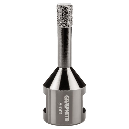 GRAPHITE Körkivágó, gyémántos 8mm x M14 55H301