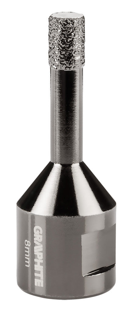 GRAPHITE Körkivágó, gyémántos 8mm x M14 55H301
