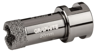 GRAPHITE Körkivágó, gyémántos 20mm x M14 55H305