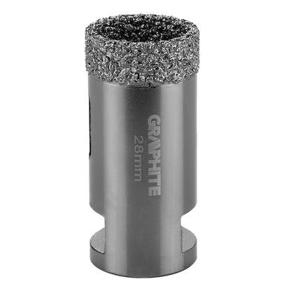 GRAPHITE Körkivágó, gyémántos 28mm x M14 55H308