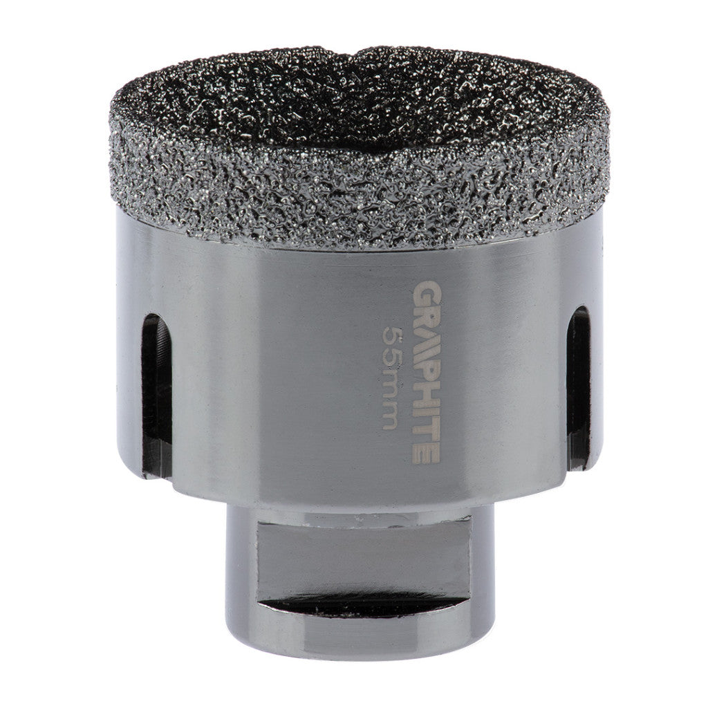 GRAPHITE Körkivágó, gyémántos 55mm x M14 55H313