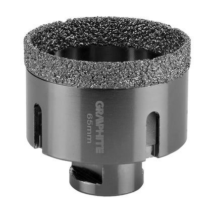 GRAPHITE Körkivágó, gyémántos 65mm x M14 55H314
