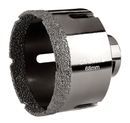 GRAPHITE Körkivágó, gyémántos 68mm x M14 55H315