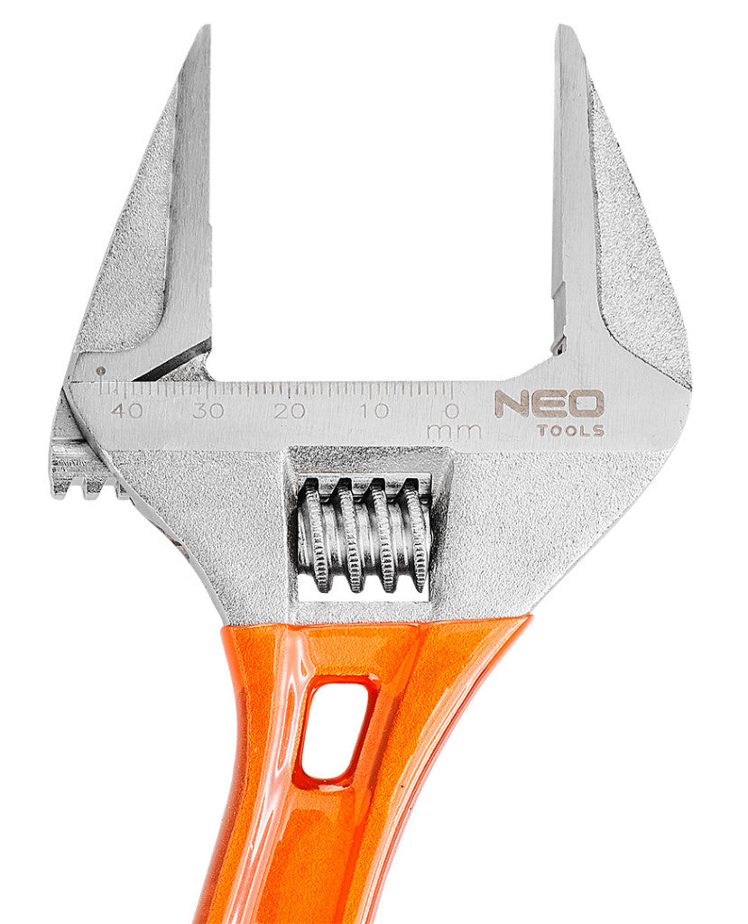 NEO TOOLS Állítható villáskulcs, csavarkulcs 256mm, 0-43mm 25 év garanciával 03-025