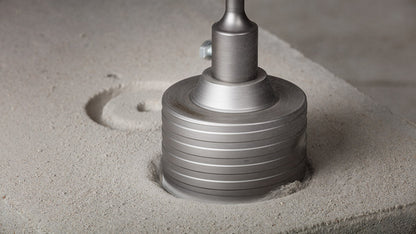 GRAPHITE Koronafúró, körkivágó adapter, hatszög szárral, központfúróval, M22, 200mm 55H330