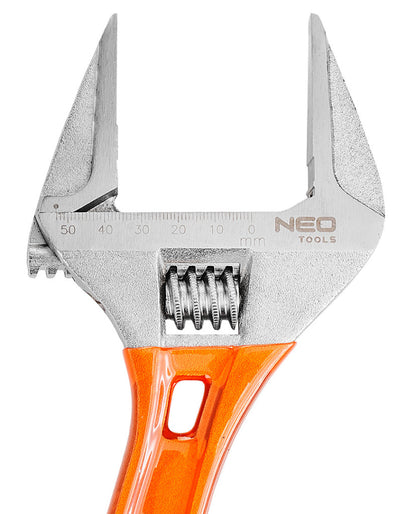 NEO TOOLS Állítható villáskulcs, csavarkulcs 306mm, 0-53mm 25 év garanciával 03-026