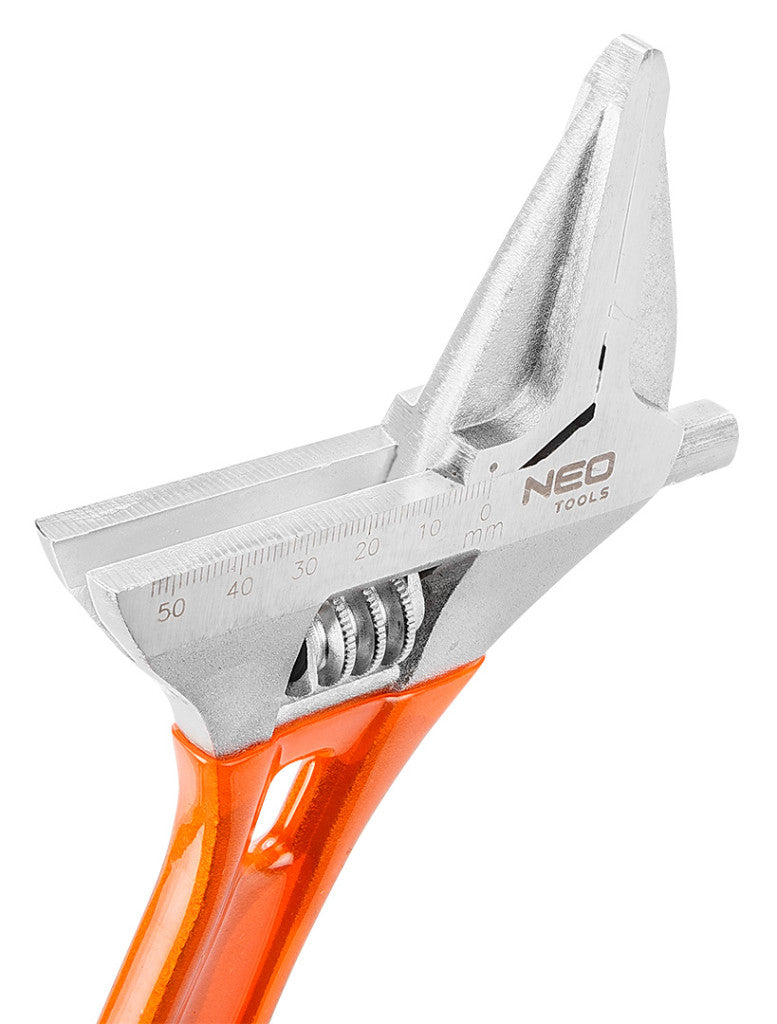NEO TOOLS Állítható villáskulcs, csavarkulcs 306mm, 0-53mm 25 év garanciával 03-026