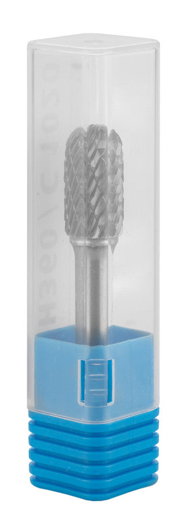 GRAPHITE Keményfém marófej, turbómaró, C, hengeres, élletöréssel, 10x20mm, szár méret: 6x45mm 55H360