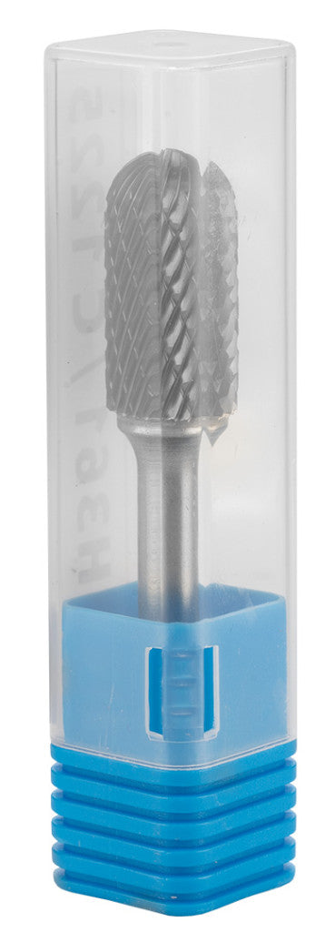 GRAPHITE Keményfém marófej, turbómaró, C, hengeres, élletöréssel, 12x25mm, szár méret: 6x45mm 55H361