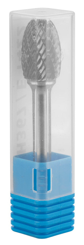 GRAPHITE Keményfém marófej, turbómaró, E csepp, ovális, 14x22mm, szár méret: 6x45mm 55H367