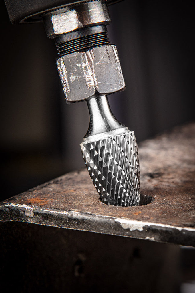 GRAPHITE Keményfém marófej, turbómaró, F csúcsíves, 6x18mm, szár méret: 6x45mm 55H369