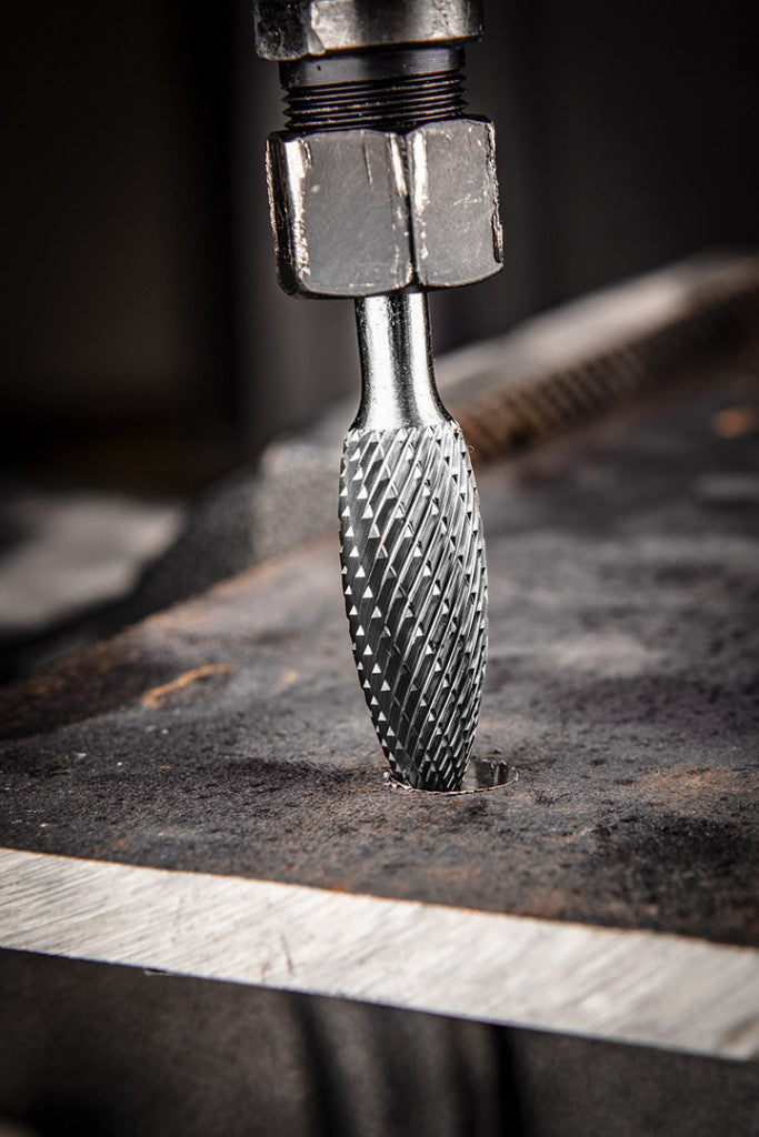 GRAPHITE Keményfém marófej, turbómaró, H lángnyelv, 12x32mm, szár méret: 6x45mm 55H376