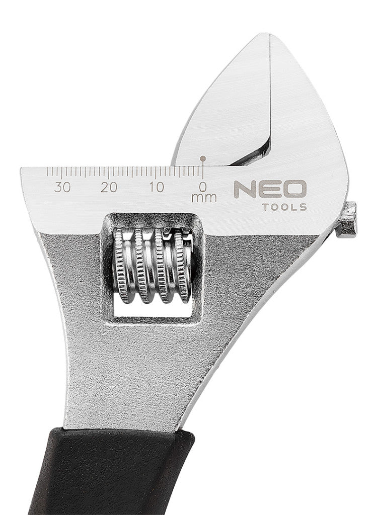 NEO TOOLS Állítható villáskulcs, csavarkulcs 250mm, 0-32mm 25 év garanciával 03-029