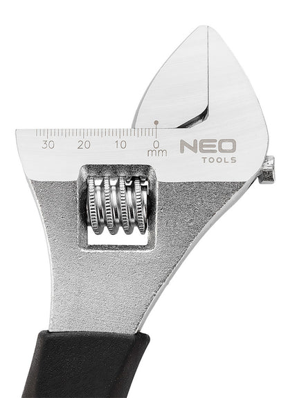 NEO TOOLS Állítható villáskulcs, csavarkulcs 250mm, 0-32mm 25 év garanciával 03-029