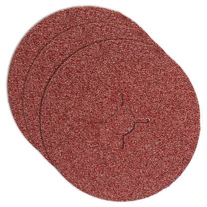 GRAPHITE Rostszálas-. fíber-csiszolókorong 125mm, K40, 3db 55H855