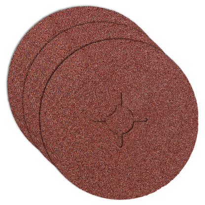 GRAPHITE Rostszálas-. fíber-csiszolókorong 125mm, K80, 3db 55H857
