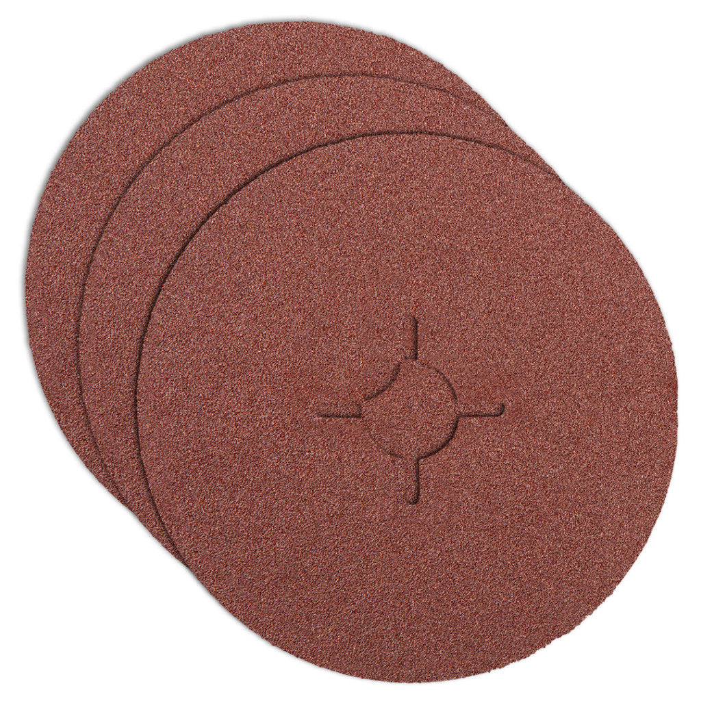 GRAPHITE Rostszálas-. fíber-csiszolókorong 125mm, K120, 3db 55H859