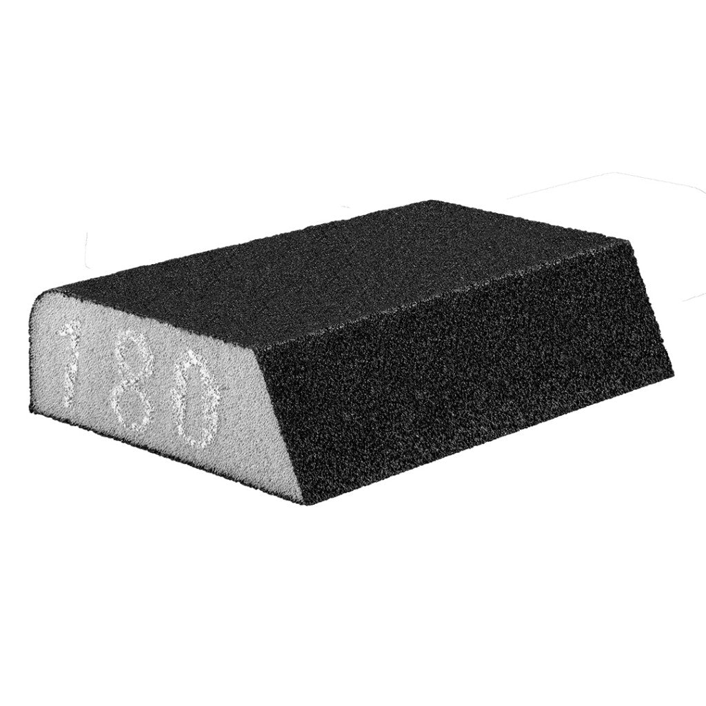 GRAPHITE Csiszolószivacs 45fok élű, 98x25x68mm, K180 55H927