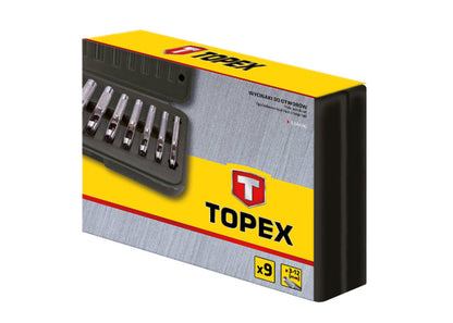 TOPEX BŐRLYUKASZTÓ készlet 9db 03A490