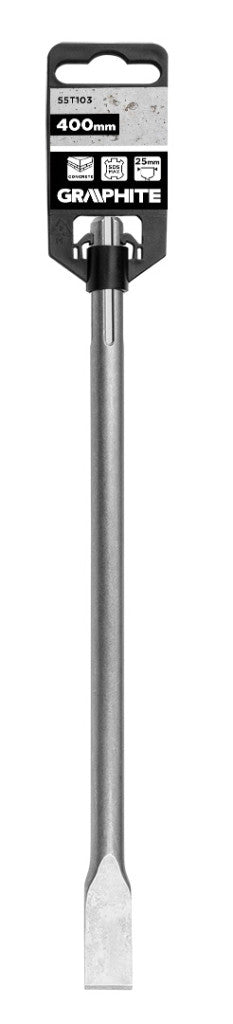 GRAPHITE Laposvéső, SDS MAX, 25x18x400mm 55T103