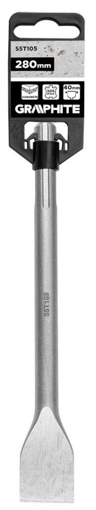 GRAPHITE Laposvéső, SDS MAX, 40x18x280mm 55T105