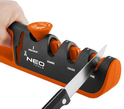 NEO TOOLS Élező késekhez és ollókhoz, állítható dőlésszöggel 56-050