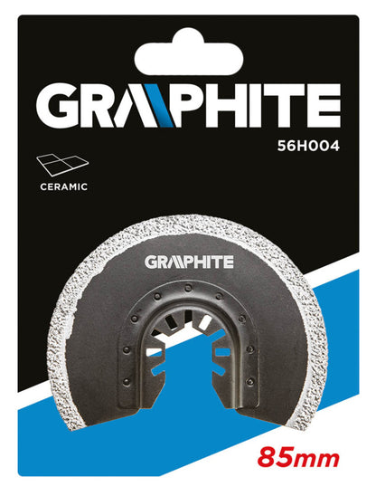 GRAPHITE FŰRÉSZLAP MULTIFUNKCIÓS GÉPHEZ, 85mm, KERÁMIÁHOZ 56H004
