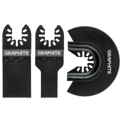 GRAPHITE Vágó lapok fához multifunkciós géphez 3db 56H070