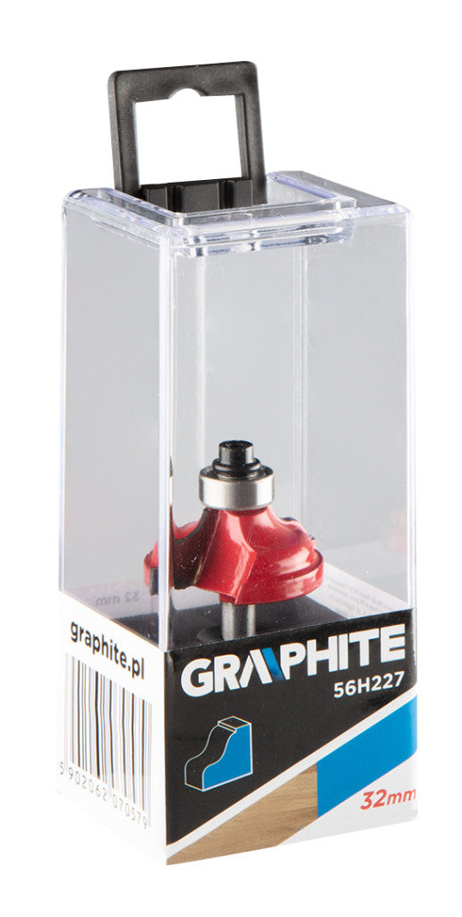 GRAPHITE Felsőmaró kés, profilmaró 32 x 12.9mm, 6mm 56H227