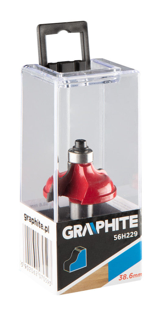 GRAPHITE Felsőmaró kés, profilmaró 38.6 x 15.9mm, 12mm 56H229