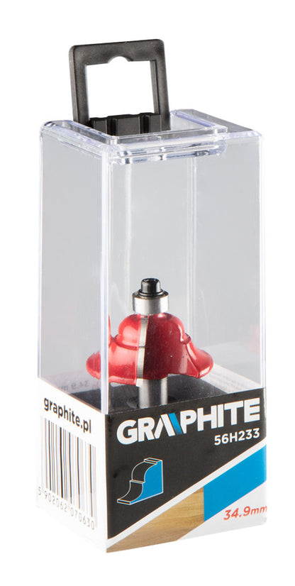 GRAPHITE Felsőmaró kés, profilmaró 34.9 x 15mm, 8mm 56H233
