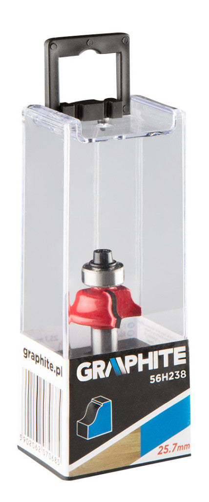 GRAPHITE Felsőmaró kés, profilmaró 26.7 x9.7mm, 8mm 56H238